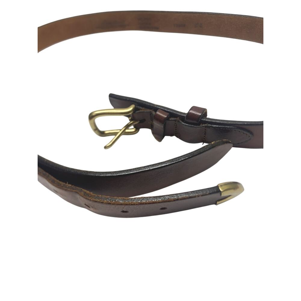 Eddie Bauer Mens Brown Leather Belt Size 40 - MM